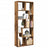 Room Divider Bookcase 67X25X161.5 Cm Engineered Wood