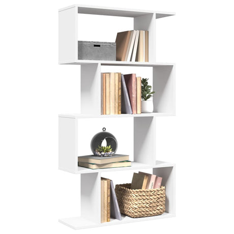 Room Divider Bookcase 6-Tier 70X24X Engineered Wood