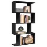 Room Divider Bookcase 6-Tier 70X24X Engineered Wood