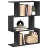 Room Divider Bookcase 6-Tier 70X24X Engineered Wood