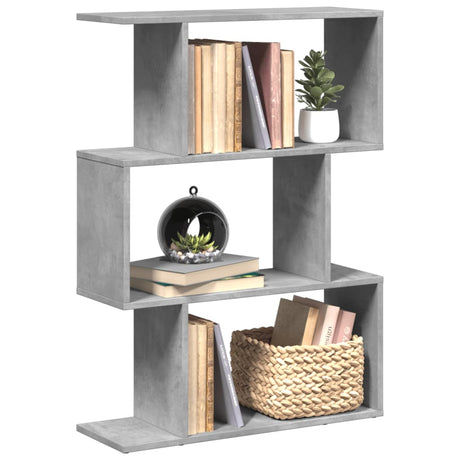 Room Divider Bookcase 6-Tier 70X24X Engineered Wood
