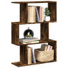 Room Divider Bookcase 6-Tier 70X24X Engineered Wood