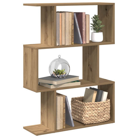 Room Divider Bookcase 6-Tier 70X24X Engineered Wood