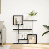 Room Divider Bookcase 92X29X Engineered Wood