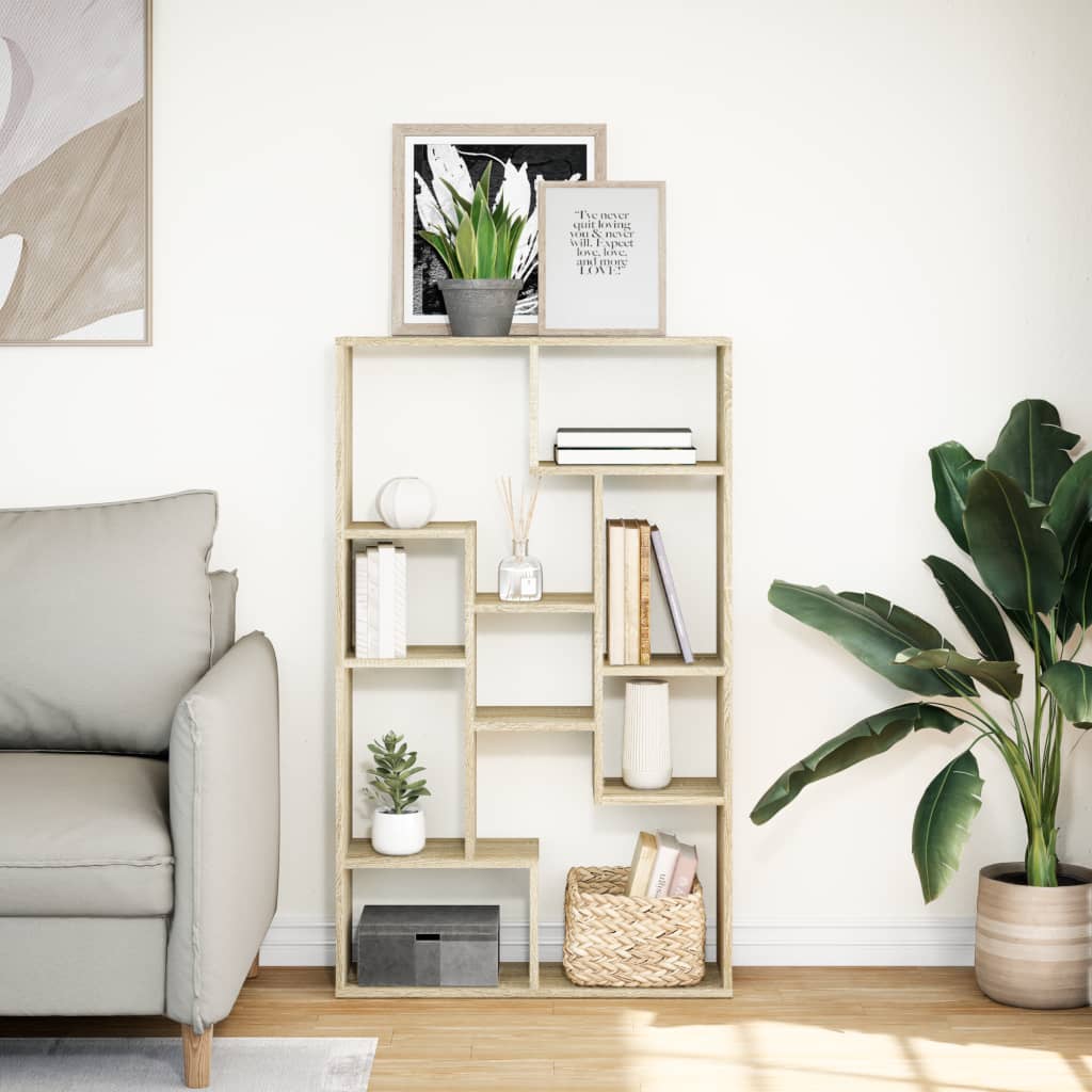 Bookcase 72X20X120 Cm Engineered Wood
