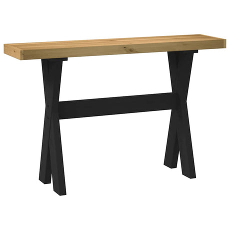 Console Table Noain U-Shaped Legs 120X30X75 Cm Solid Wood Pine