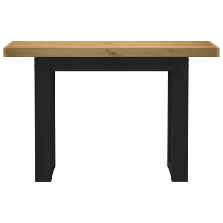 Console Table Noain U-Shaped Legs 120X30X75 Cm Solid Wood Pine