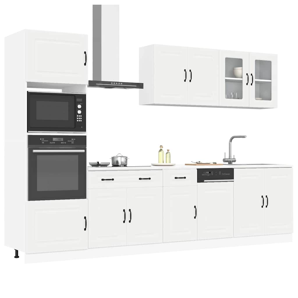 7 Piece Kitchen Cabinet Set Kalmar Engineered Wood