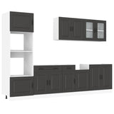 7 Piece Kitchen Cabinet Set Kalmar Engineered Wood