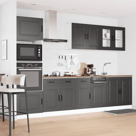 7 Piece Kitchen Cabinet Set Kalmar Engineered Wood