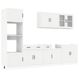 7 Piece Kitchen Cabinet Set Kalmar Engineered Wood