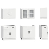 7 Piece Kitchen Cabinet Set Kalmar Engineered Wood