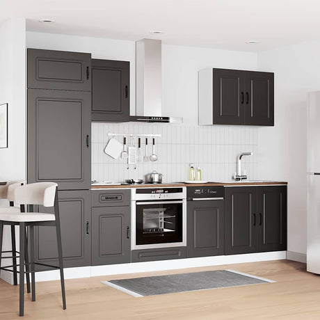 7 Piece Kitchen Cabinet Set Kalmar Engineered Wood