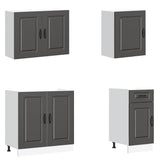 7 Piece Kitchen Cabinet Set Kalmar Engineered Wood