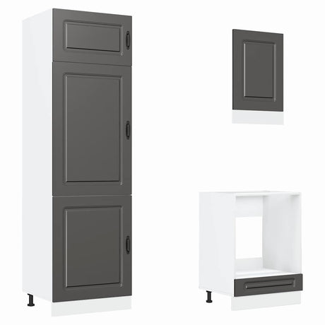 7 Piece Kitchen Cabinet Set Kalmar Engineered Wood