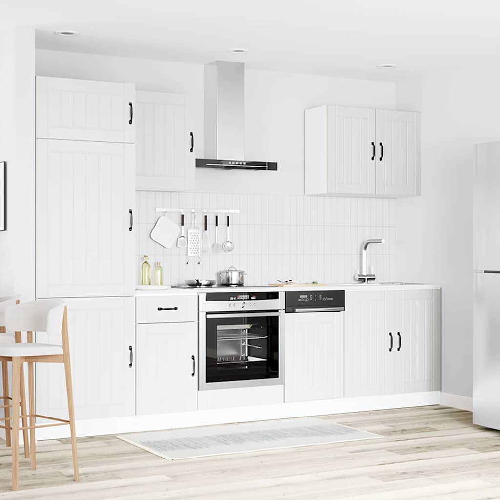 7 Piece Kitchen Cabinet Set Lucca Engineered Wood