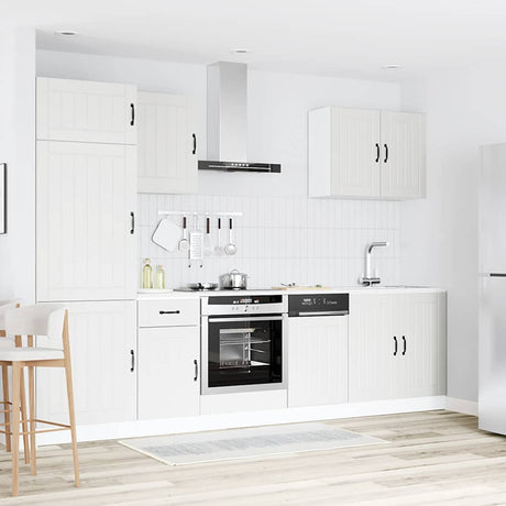 7 Piece Kitchen Cabinet Set Lucca Engineered Wood
