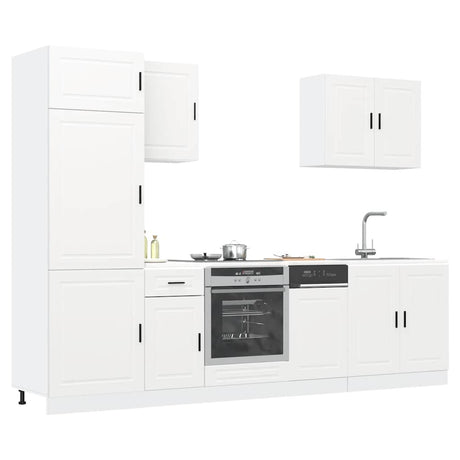 7 Piece Kitchen Cabinet Set Porto Engineered Wood