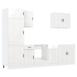 7 Piece Kitchen Cabinet Set Porto Engineered Wood