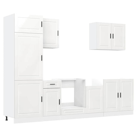 7 Piece Kitchen Cabinet Set Porto Engineered Wood