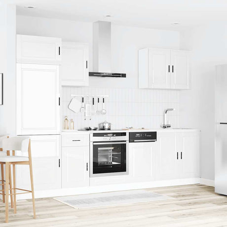 7 Piece Kitchen Cabinet Set Porto Engineered Wood