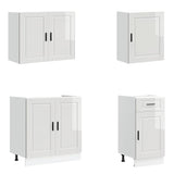 7 Piece Kitchen Cabinet Set Porto Engineered Wood