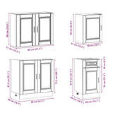 7 Piece Kitchen Cabinet Set Porto Engineered Wood