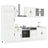 8 Piece Kitchen Cabinet Set Kalmar Engineered Wood