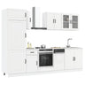 8 Piece Kitchen Cabinet Set Kalmar Engineered Wood
