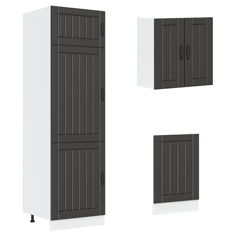 8 Piece Kitchen Cabinet Set Kalmar Engineered Wood
