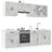 8 Piece Kitchen Cabinet Set Kalmar Engineered Wood