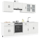 8 Piece Kitchen Cabinet Set Kalmar Engineered Wood