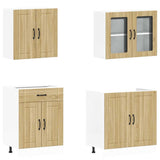 4 Piece Kitchen Cabinet Set Lucca Engineered Wood