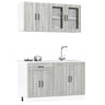 4 Piece Kitchen Cabinet Set Lucca Engineered Wood