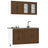 4 Piece Kitchen Cabinet Set Lucca Engineered Wood