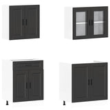 4 Piece Kitchen Cabinet Set Porto Engineered Wood
