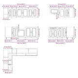 11 Piece Kitchen Cabinet Set Kalmar Engineered Wood