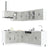 11 Piece Kitchen Cabinet Set Kalmar Engineered Wood