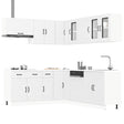 11 Piece Kitchen Cabinet Set Kalmar Engineered Wood