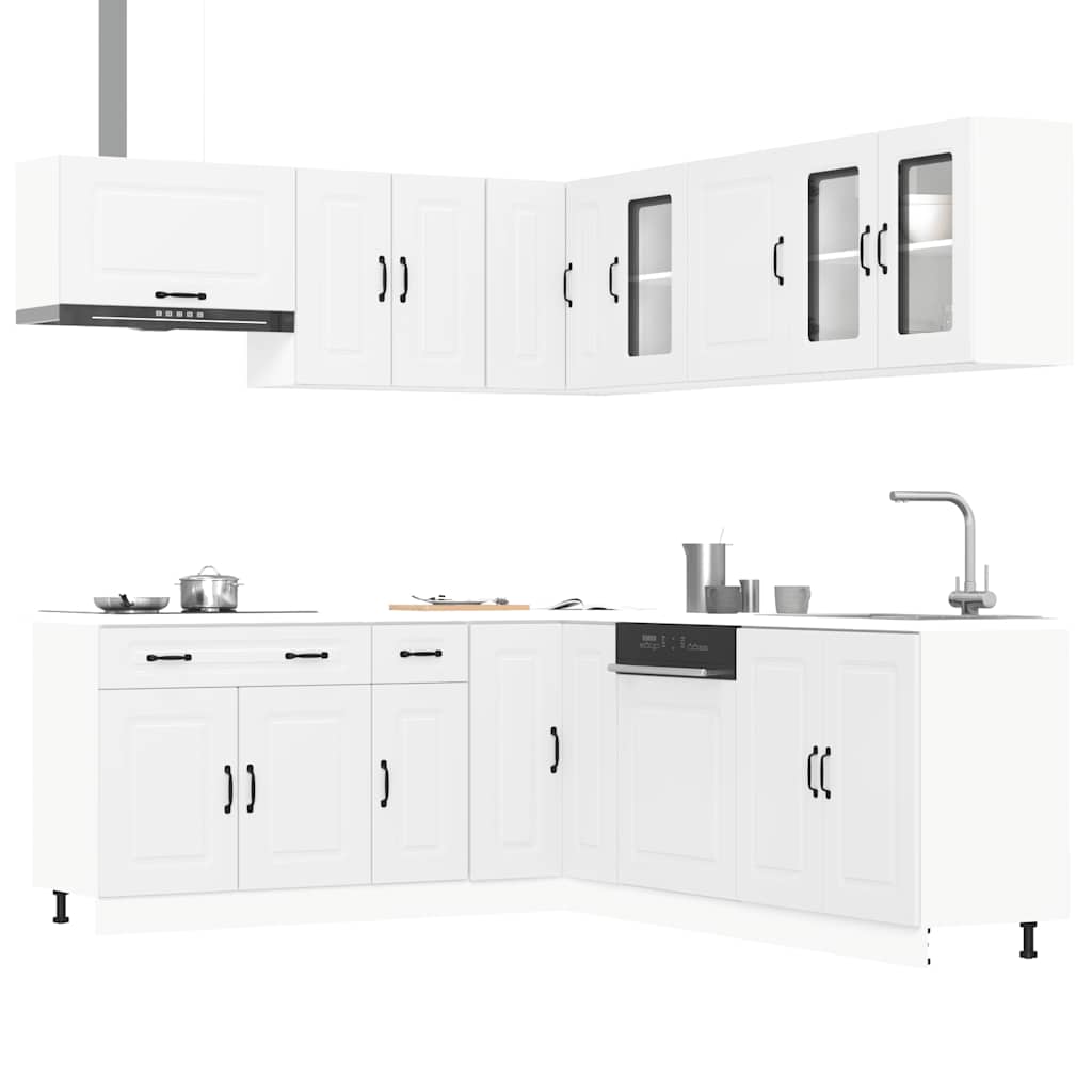 11 Piece Kitchen Cabinet Set Kalmar Engineered Wood