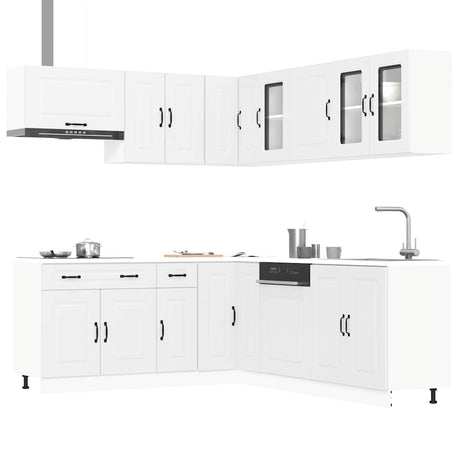 11 Piece Kitchen Cabinet Set Kalmar Engineered Wood