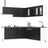 11 Piece Kitchen Cabinet Set Kalmar Engineered Wood
