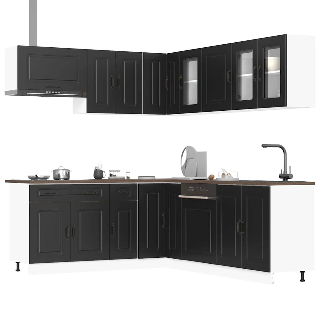 11 Piece Kitchen Cabinet Set Kalmar Engineered Wood