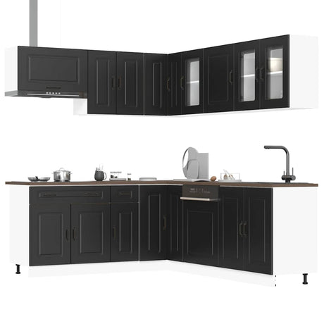 11 Piece Kitchen Cabinet Set Kalmar Engineered Wood