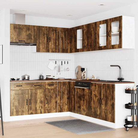 11 Piece Kitchen Cabinet Set Kalmar Engineered Wood