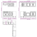 11 Piece Kitchen Cabinet Set Kalmar Engineered Wood