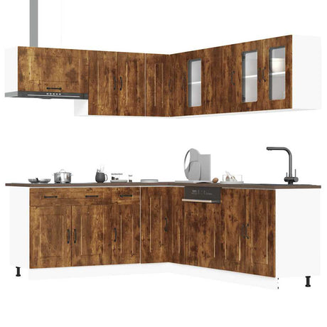 11 Piece Kitchen Cabinet Set Kalmar Engineered Wood