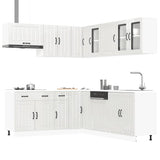 11 Piece Kitchen Cabinet Set Lucca Engineered Wood