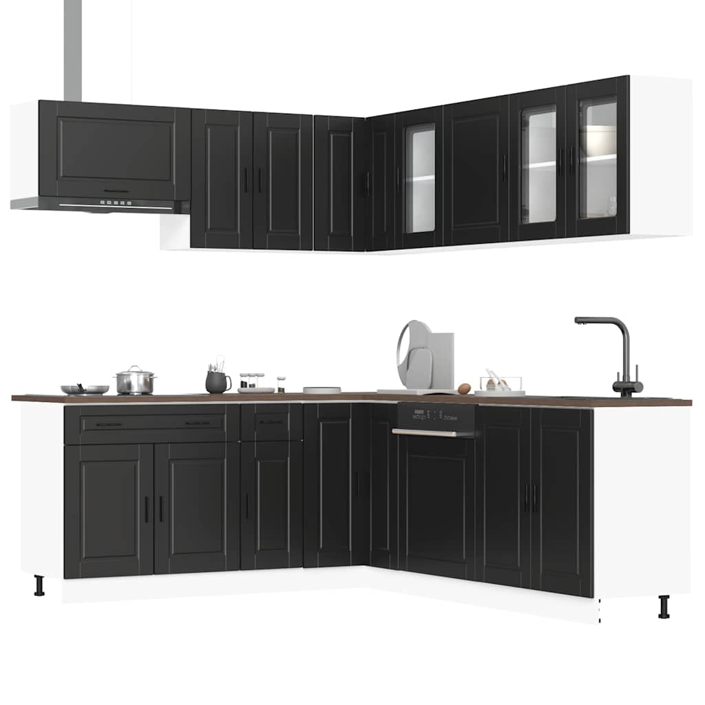 11 Piece Kitchen Cabinet Set Porto Engineered Wood