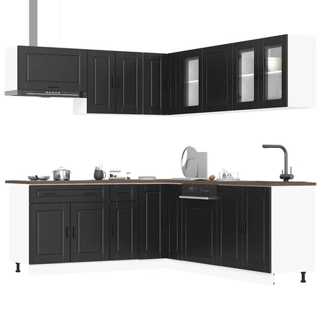 11 Piece Kitchen Cabinet Set Porto Engineered Wood